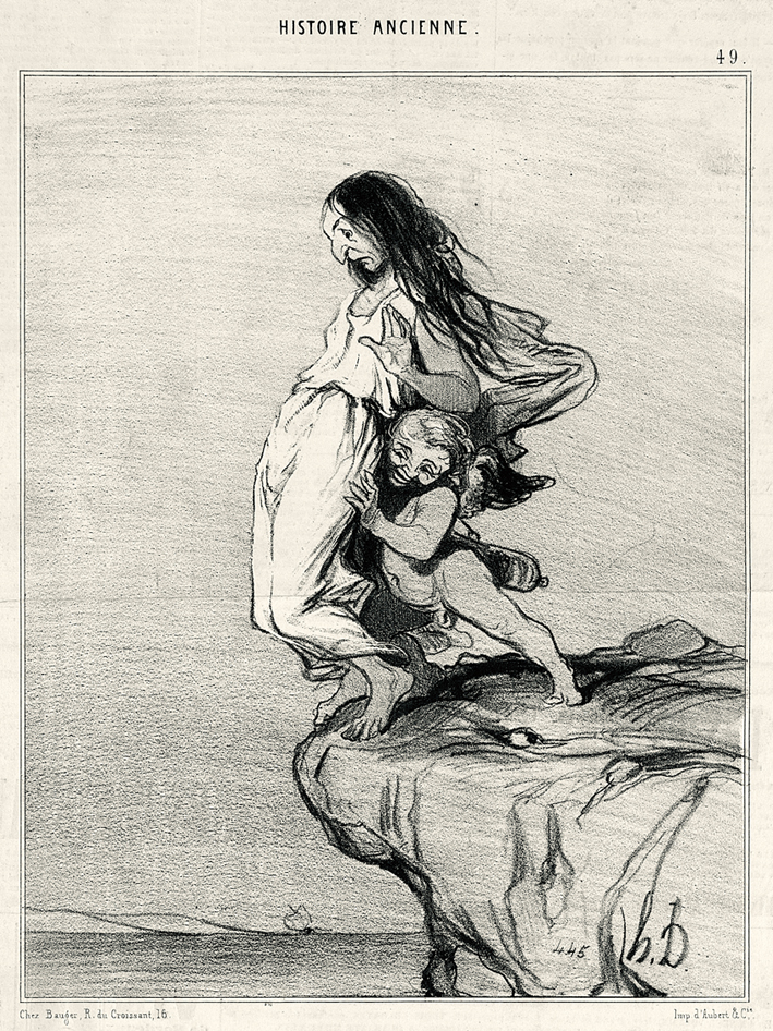  奥诺雷·杜米埃 Honore Daumier ——萨福之死